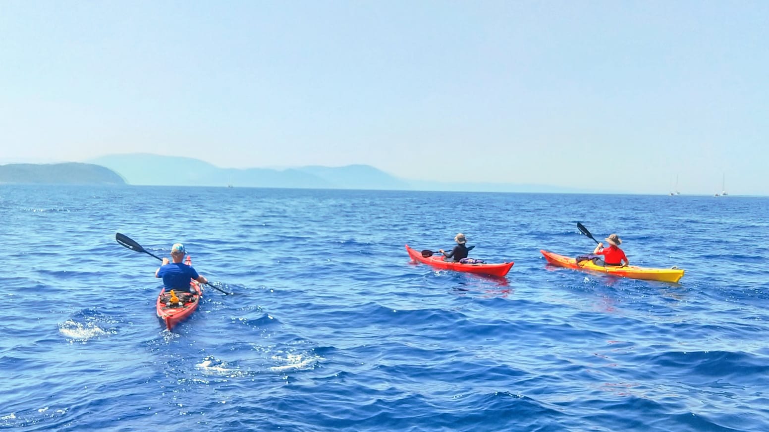 Traversée d'Arkoudi vers Ithaque.
Le royaume d'Ulysse.